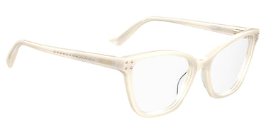 Premium Women Moschino Eyeglasses: Mos595 - Pearled Ivory(2) - SpecSMART Eye Clinic (Diagonal View)